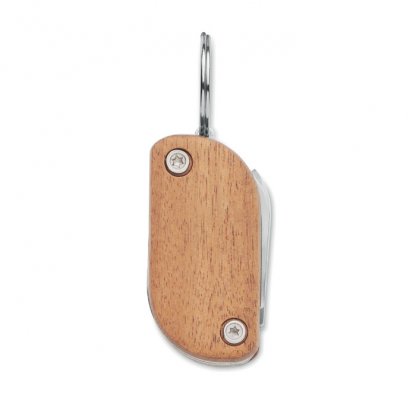 Couteau De Poche Multi Outils Avec Manche En Bois D'acacia WODYCUT De Face