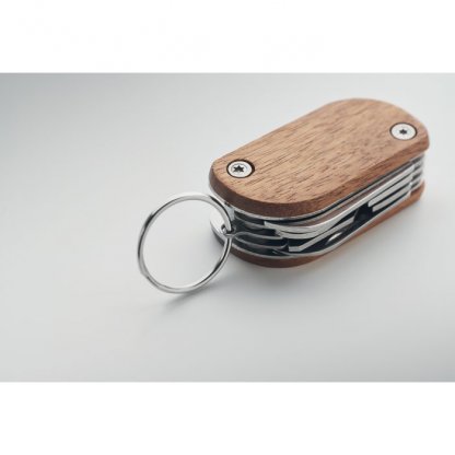 Couteau De Poche Multi Outils Avec Manche En Bois D'acacia WODYCUT Détail