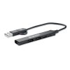 Hub 4 Ports USB En Aluminium Recyclé CURRENT Avec Marquage Hub 4 Ports USB En Aluminium Recyclé CURRENT Avec Marquage