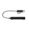 Hub 4 Ports USB En Aluminium Recyclé CURRENT De Face Hub 4 Ports USB En Aluminium Recyclé CURRENT De Face