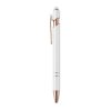 Stylet : Stylo 2 En 1 En Aluminium Recyclé SCRIBBLE Blanc Stylet : Stylo 2 En 1 En Aluminium Recyclé SCRIBBLE Blanc