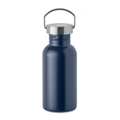 Bouteille En Inox Recyclé Avec Poignée 500ml FLORENCE SING Bleu Marine