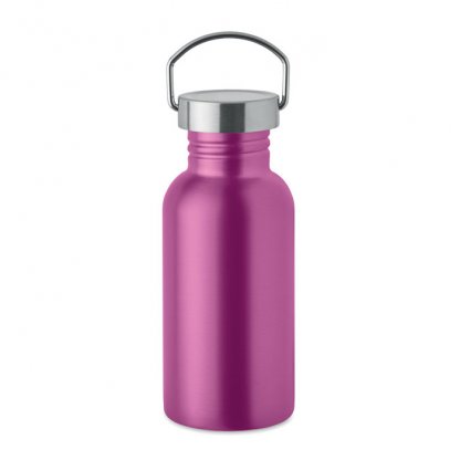 Bouteille En Inox Recyclé Avec Poignée 500ml FLORENCE SING Fushia