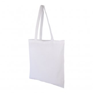 Tote Bag Blanc En Coton Recyclé 130g 38x42cm NAGPUR