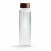 Bouteille En Verre Borosilicate Et Bois 550ml PURFLOW Avec Marquage 1 Couleur Bouteille En Verre Borosilicate Et Bois 550ml PURFLOW Avec Marquage 1 Couleur