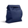 Lunch Bag Isotherme En PET Recyclé 230g 28x25x12cm SAVOR Bleu Marine Fermé