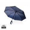 Parapluie Pliable Automatique Avec Mousqueton En PET Recyclé Ø108cm YARA Bleu Marine Co2 Parapluie Pliable Automatique Avec Mousqueton En PET Recyclé Ø108cm YARA Bleu Marine Co2