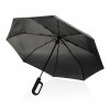 Parapluie Pliable Automatique Avec Mousqueton En PET Recyclé Ø108cm YARA Noir Photo Principale Parapluie Pliable Automatique Avec Mousqueton En PET Recyclé Ø108cm YARA Noir Photo Principale