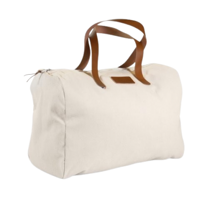 Sac De Voyage En Coton Bio 360g 49x3 X21cm RONDEAU Naturel