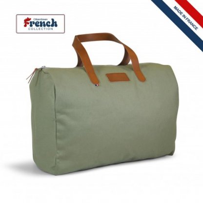 Sac De Voyage En Coton Bio 360g 49x3 X21cm RONDEAU Vert