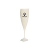 Flute à Champagne Réutilisable En Bioplastique 140ml BIO CHAMPAGNE VERRE Marquage 1 Couleur