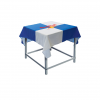 Nappe En Polyester Recyclé 210g Anti Feu B1 Choix Dimensions NAPPE Exemple Redbull