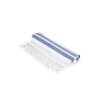 Serviette De Plage En Coton Et Polyester Recyclés 90x170cm SARDENHA Bleu Serviette De Plage En Coton Et Polyester Recyclés 90x170cm SARDENHA Bleu