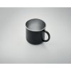 Mug En Inox Recyclé 300ml CARIBU Noir Détail Mug En Inox Recyclé 300ml CARIBU Noir Détail