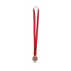 Médaille En Bois MDF Avec Cordon Satin BOLT Rouge