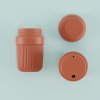 Mug Réutilisable Et Nomade Bio Sourcé 350ml BINI MUG 3 Parties Terracota