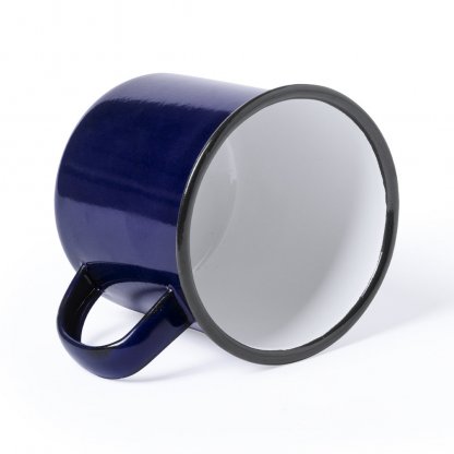 Tasse En Métal 380ml WILEM Bleu à L'intérieur