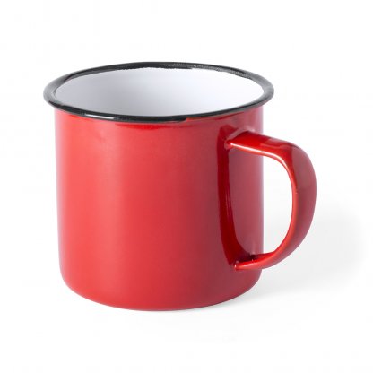 Tasse En Métal 380ml WILEM Rouge