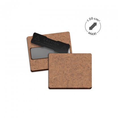 Badge Sur Mesure En Bois MDF Avec Aimant AIMANT Badge De Dos