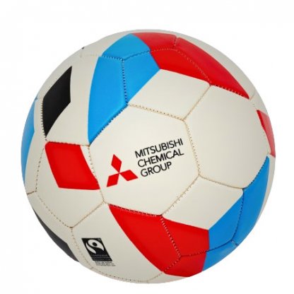 Ballon de foot personnalisable en déchets de soja biosourcé et PET recyclé