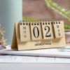Calendrier Perpétuel De Bureau En Carton Recyclé GADNER Avec Marquage 2