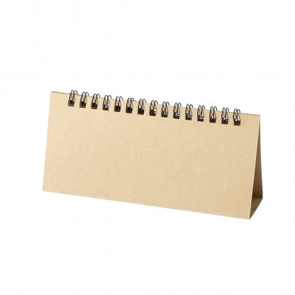 Calendrier Perpétuel De Bureau En Carton Recyclé GADNER De Dos
