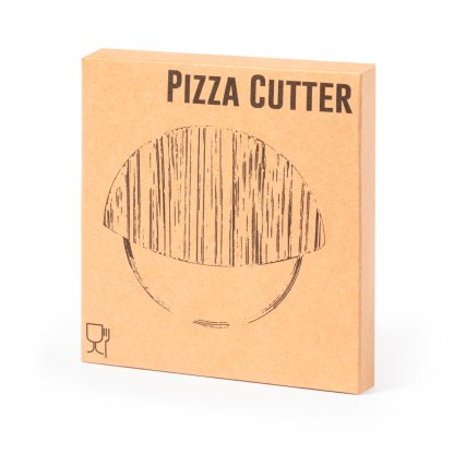 Coupe Pizzas En Acier Inoxydable Et Bambou TITOX Boite