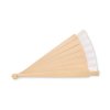 Éventail En Bois Et Polyester WOODFAN BLANC PLIÉ