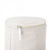 Glacière Isotherme En Coton Recyclé Pour Bouteille Ø11x35cm SIRKIN Détails Zip