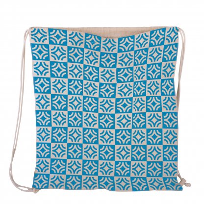 Gym Bag En Coton Bio 150g 37x41cm GRIZOU Naturel Avec Marquage