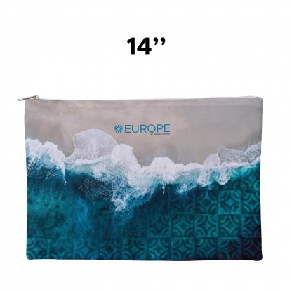 Pochette Ordinateur 14 En Polyester Recyclé POETE Avec Marquage