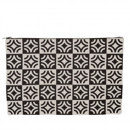 Pochette Ordinateur 17 En Coton Recyclé 220g DYO Naturel Avec Marquage