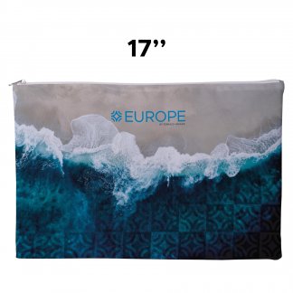 Pochette ordinateur avec logo 17" en polyester recyclé - FRATE