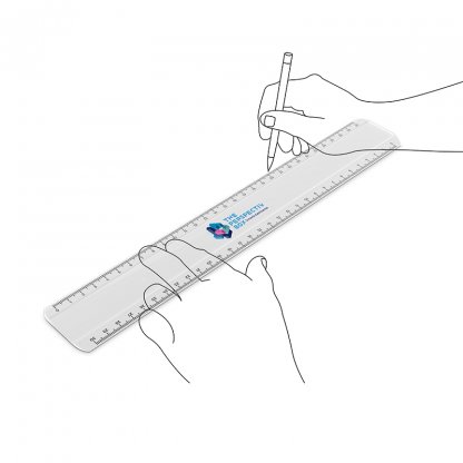 Règle Transparente 30 Cm En Plastique MARIN Prise En Main