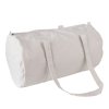 Sac De Sport Polochon En Coton Naturel 300g GYMBRO Blanc Sac De Sport Polochon En Coton Naturel 300g GYMBRO Blanc