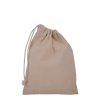 Sac Pochon Avec Cordelette En Coton Bio 150g 15x20 Cm BIOCHON Naturel