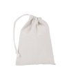 Sac Pochon Avec Cordelette En Coton Naturel 150g 15x20 Cm MONA Blanc Sac Pochon Avec Cordelette En Coton Naturel 150g 15x20 Cm MONA Blanc