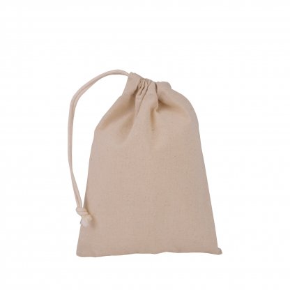 Sac Pochon Avec Cordelette En Coton Naturel 150g 15x20 Cm MONA Photo Principale