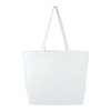 Sac Shopping Avec Fond En Coton Bio 150g 45x35x10cm SUZAN Blanc