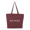 Sac Shopping Avec Fond En Coton Naturel 150g 45x35x10cm EDDIE Exemple De Couleur Pantone Avec Marquage