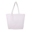 Sac Shopping Avec Fond En Coton Naturel 300g 45x35x10cm SOLIS Blanc