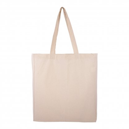 Sac Shopping En Coton BIO 150g 37x41x10cm KADI Naturel De Face