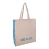 Sac Shopping En Coton Naturel 150g 37x41x10cm SHAY Naturel Avec Marquage