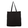 Sac Shopping En Coton Recyclé 150g 37x41x10cm SCHACHE Noir Sac Shopping En Coton Recyclé 150g 37x41x10cm SCHACHE Noir