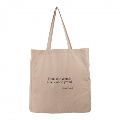Sac Shopping En Coton Recyclé 150g 37x41x10cm SCHACHE Photo Principale