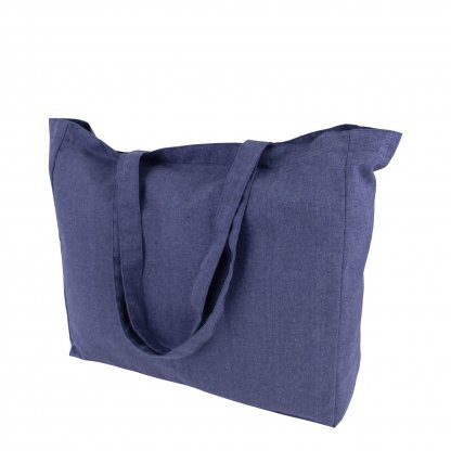 Sac Shopping En Coton Recyclé 150g 40x35x10cm TEKDECO Exemple De Couleur Pantone De Côté