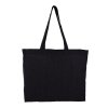 Sac Shopping En Coton Recyclé 150g 40x35x10cm TEKDECO Noir Sac Shopping En Coton Recyclé 150g 40x35x10cm TEKDECO Noir