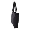 Sac Shopping En Coton Recyclé 150g 40x35x10cm TEKDECO Noir De Côté Sac Shopping En Coton Recyclé 150g 40x35x10cm TEKDECO Noir De Côté