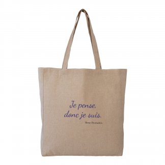 Sac shopping personnalisé en coton recyclé - 220g - 37x41x10cm - SABABAC