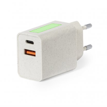 Set De Charge Rapide En Paille De Blé PYLOT Zone De Marquage Bloc 30 X 10 Cm